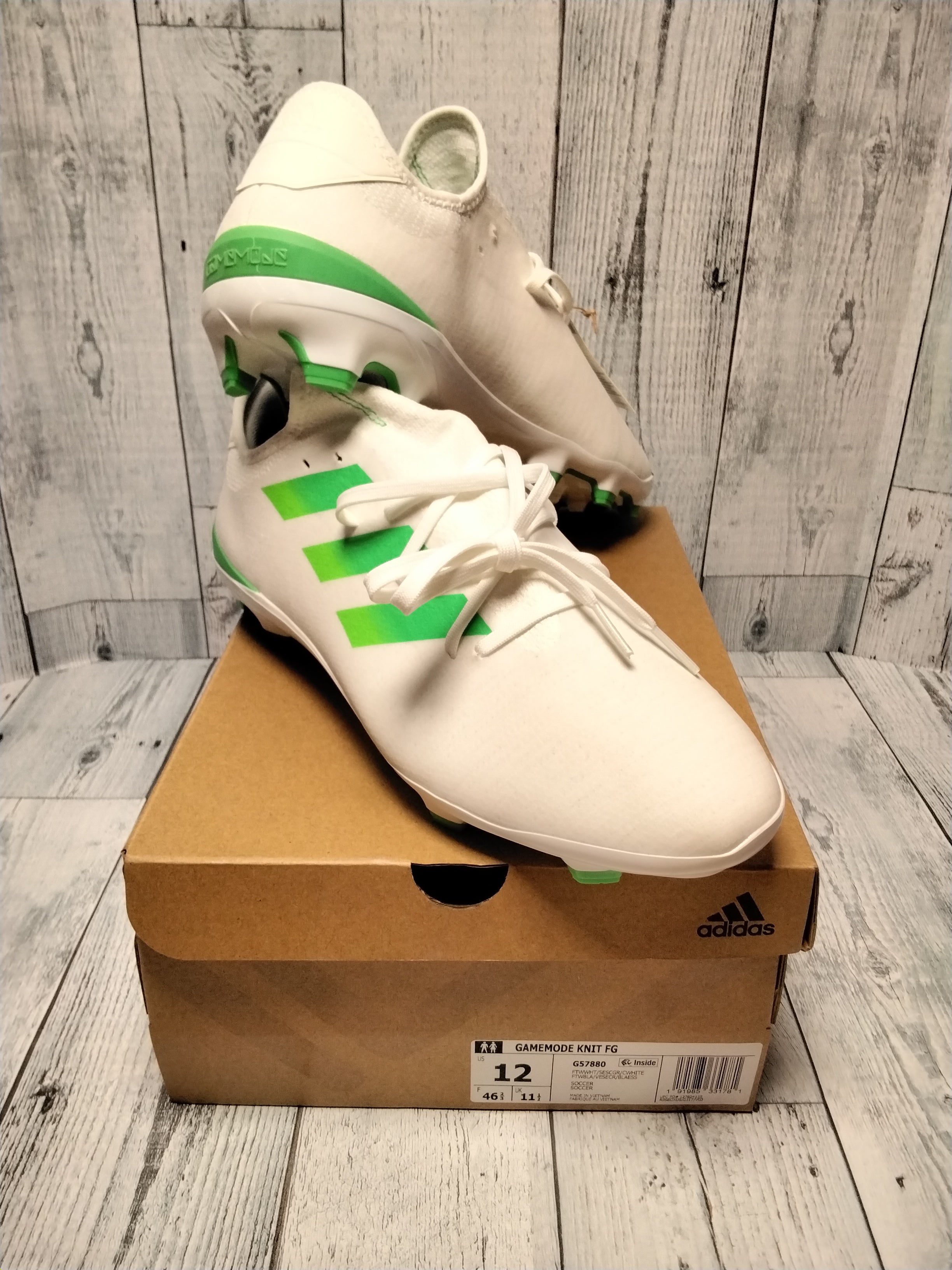 adidas Unisex-Adult Gamemode Tex Firm Ground Soccer Shoe, Sz 12M/13W *NEW* (7783303643374)